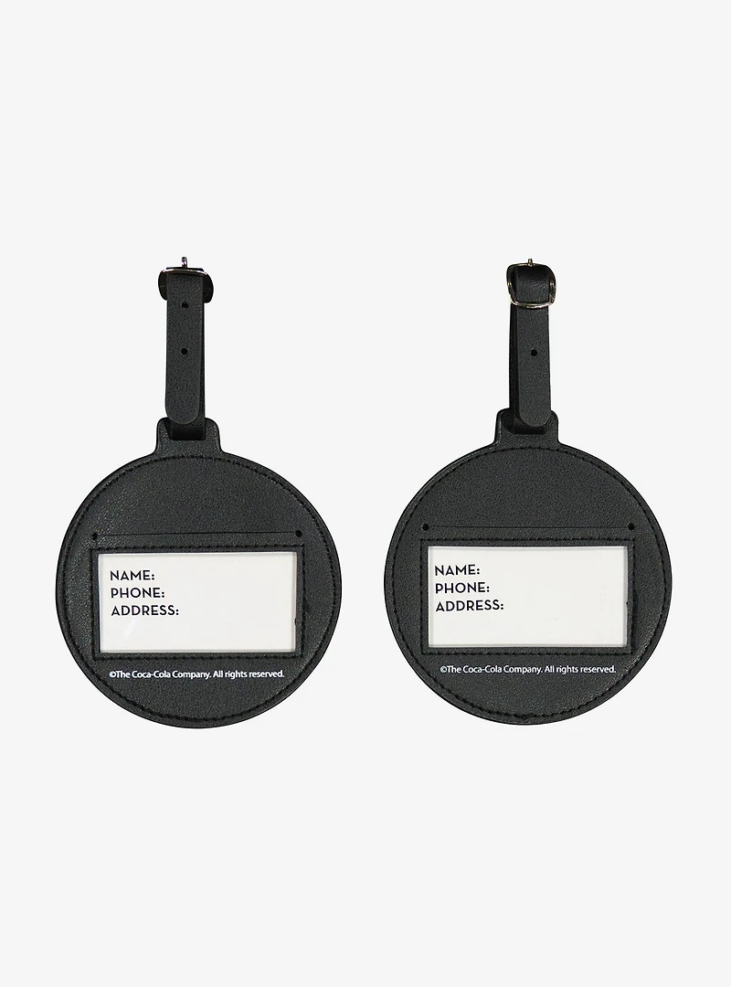 FUL Coca-Cola Circle 2-Piece Luggage Tag Set