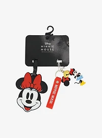 Disney Minnie Mouse Luggage Tag & Lanyard Set