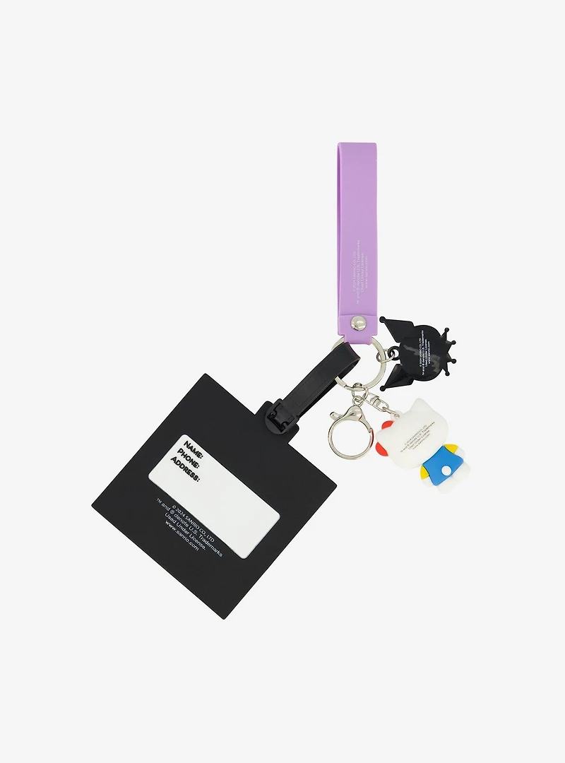 Sanrio Hello Kitty & Kuromi Luggage Tag & 3D Lanyard Set