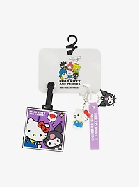 Sanrio Hello Kitty & Kuromi Luggage Tag & 3D Lanyard Set