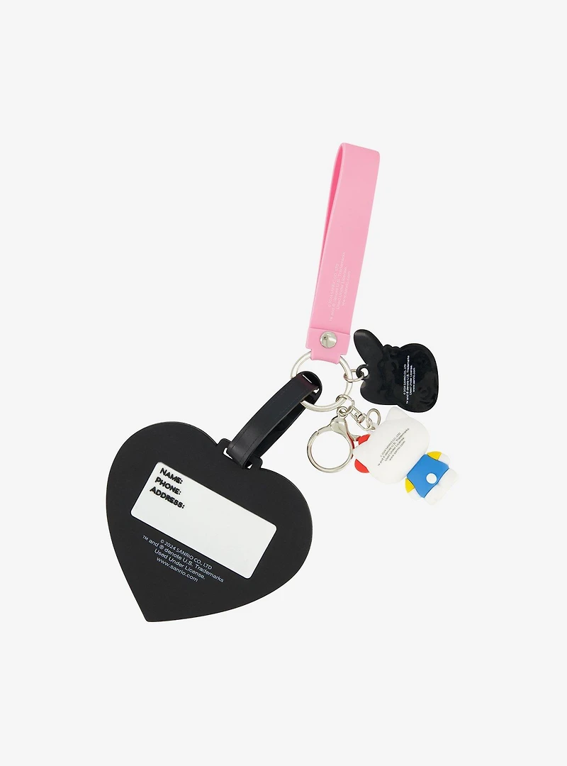 Sanrio Hello Kitty & My Melody Luggage Tag & 3D Lanyard Set