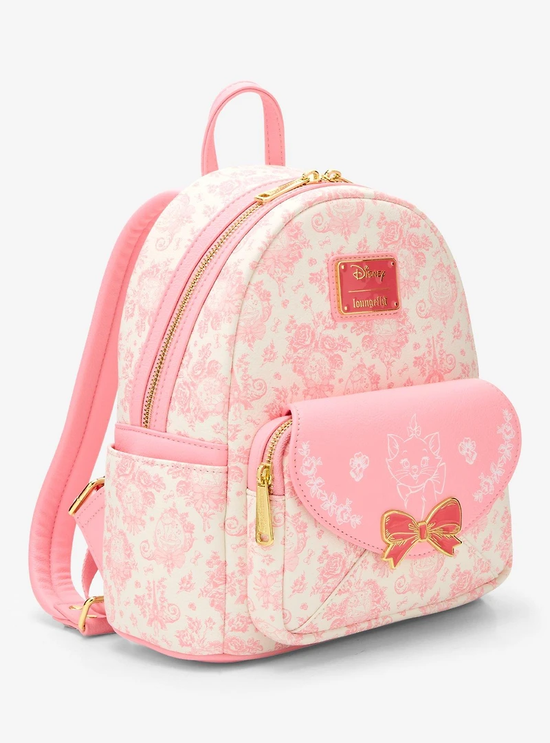Loungefly Disney The Aristocats Marie Toile Print Mini Backpack - BoxLunch Exclusive