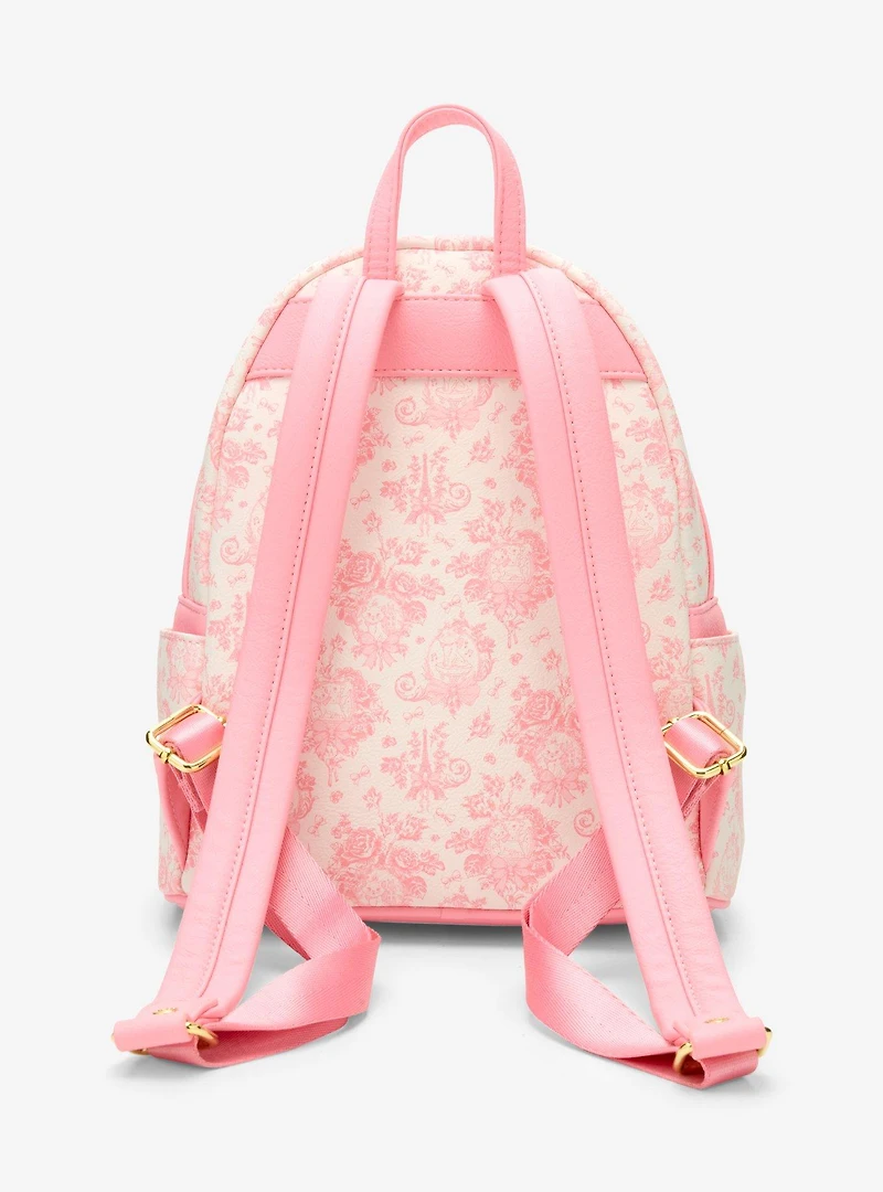 Loungefly Disney The Aristocats Marie Toile Print Mini Backpack - BoxLunch Exclusive