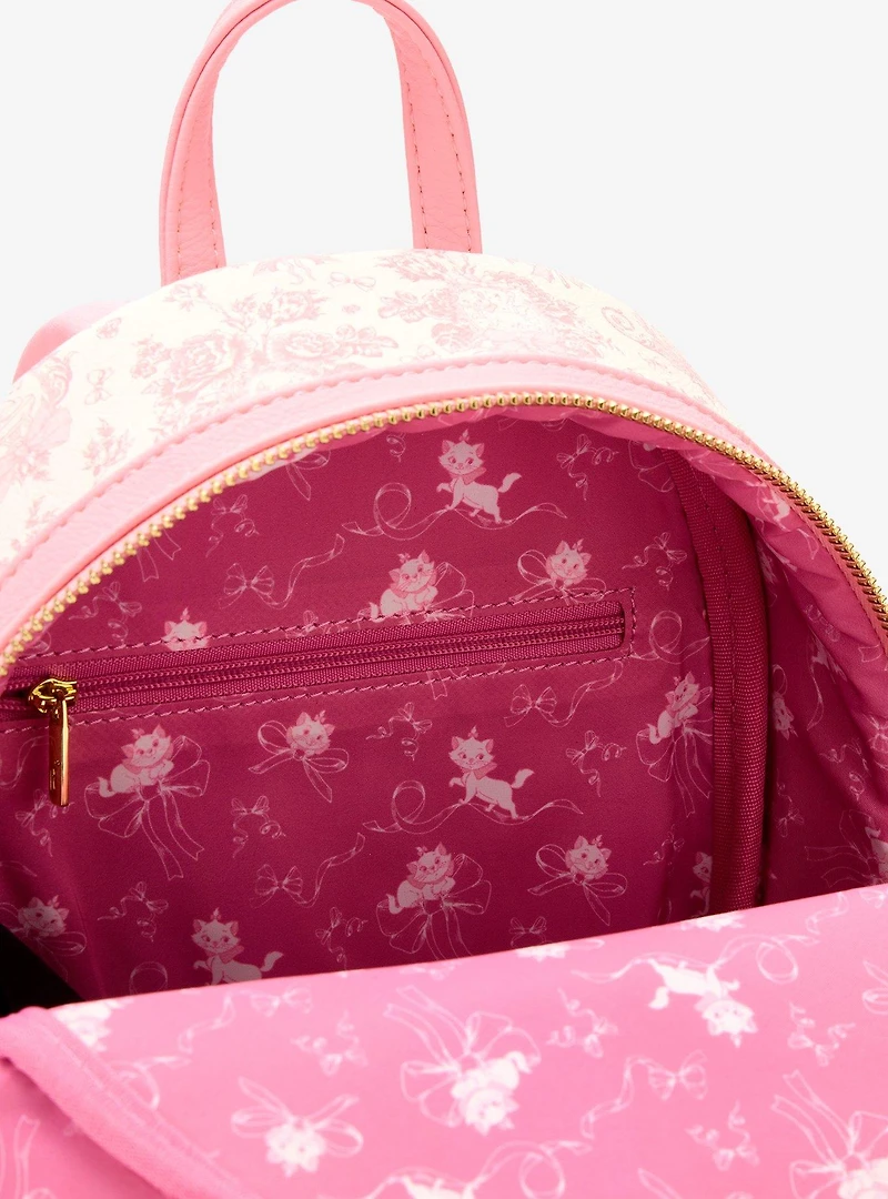 Loungefly Disney The Aristocats Marie Toile Print Mini Backpack - BoxLunch Exclusive