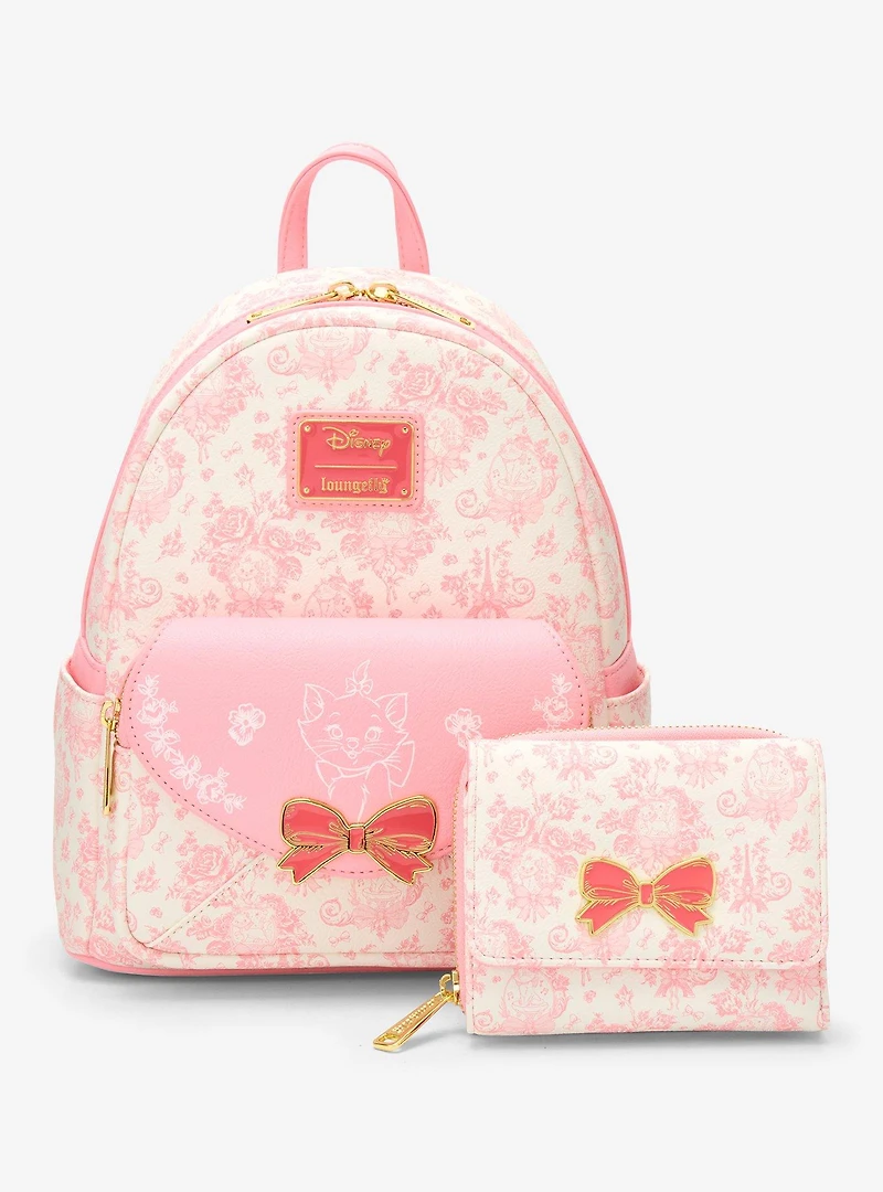 Loungefly Disney The Aristocats Marie Toile Print Mini Backpack - BoxLunch Exclusive