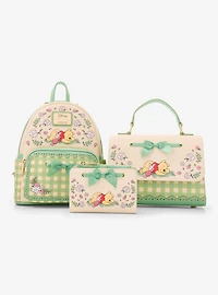 Loungefly Disney Winnie the Pooh Floral Gingham Mini Backpack - BoxLunch Exclusive