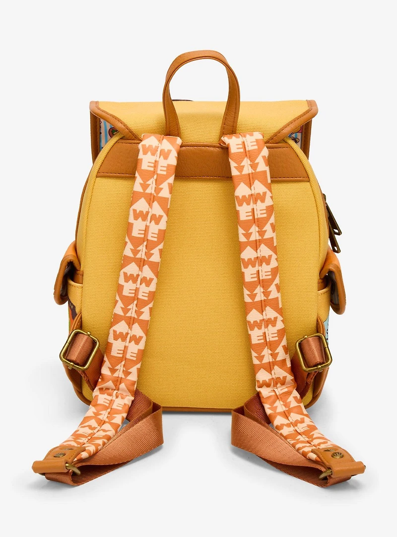 Loungefly Disney Pixar Up Patchwork Canvas Min Backpack - BoxLunch Exclusive