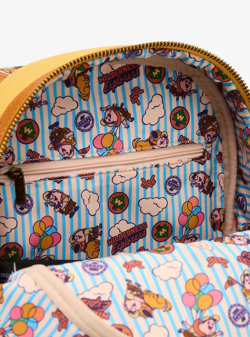 Loungefly Disney Pixar Up Patchwork Canvas Min Backpack - BoxLunch Exclusive