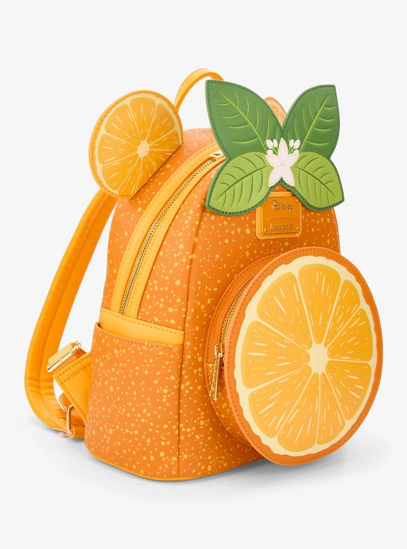 Loungefly Disney Minnie Mouse Orange Ears Orange Scented Mini Backpack - BoxLunch Exclusive