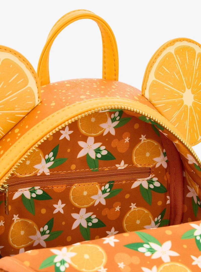 Loungefly Disney Minnie Mouse Orange Ears Orange Scented Mini Backpack - BoxLunch Exclusive