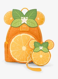 Loungefly Disney Minnie Mouse Orange Ears Orange Scented Mini Backpack - BoxLunch Exclusive
