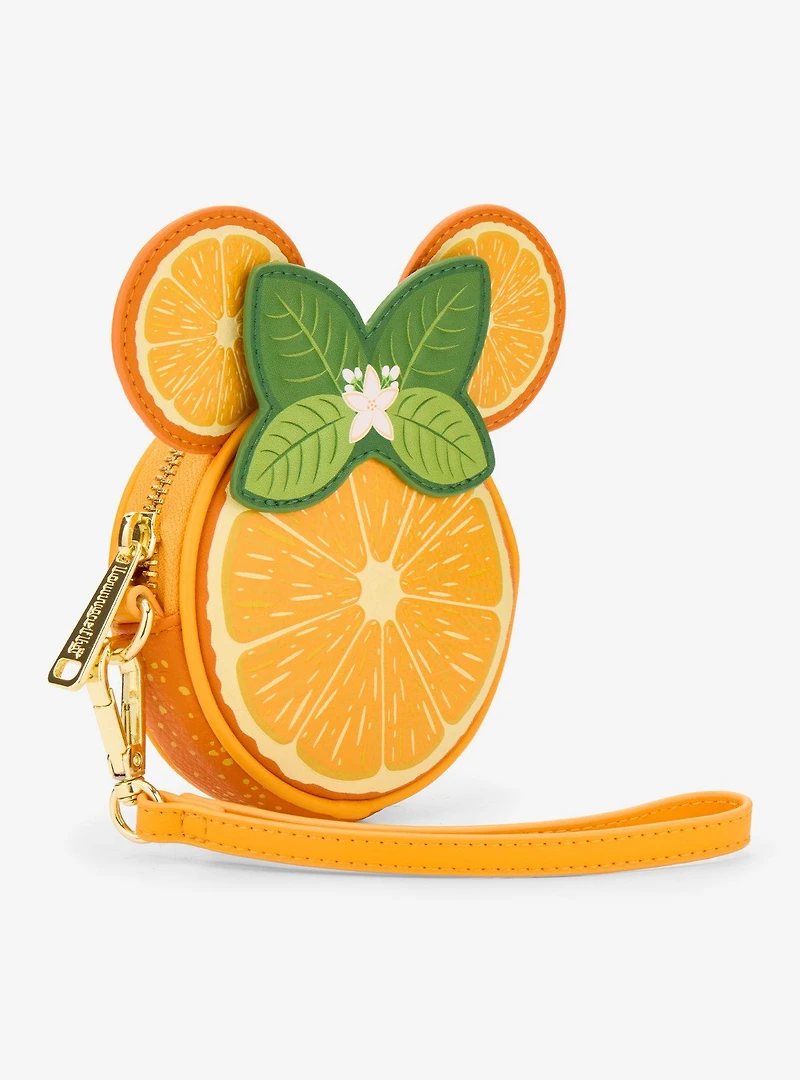 Loungefly Disney Minnie Mouse Orange Ears Orange Scented Coin Purse - BoxLunch Exclusive