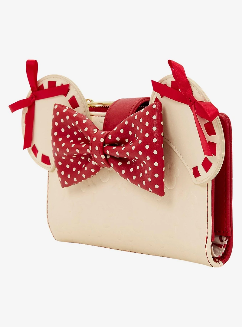 Loungefly Disney Minnie Mouse Polka Dot Ribbon Bow Wallet