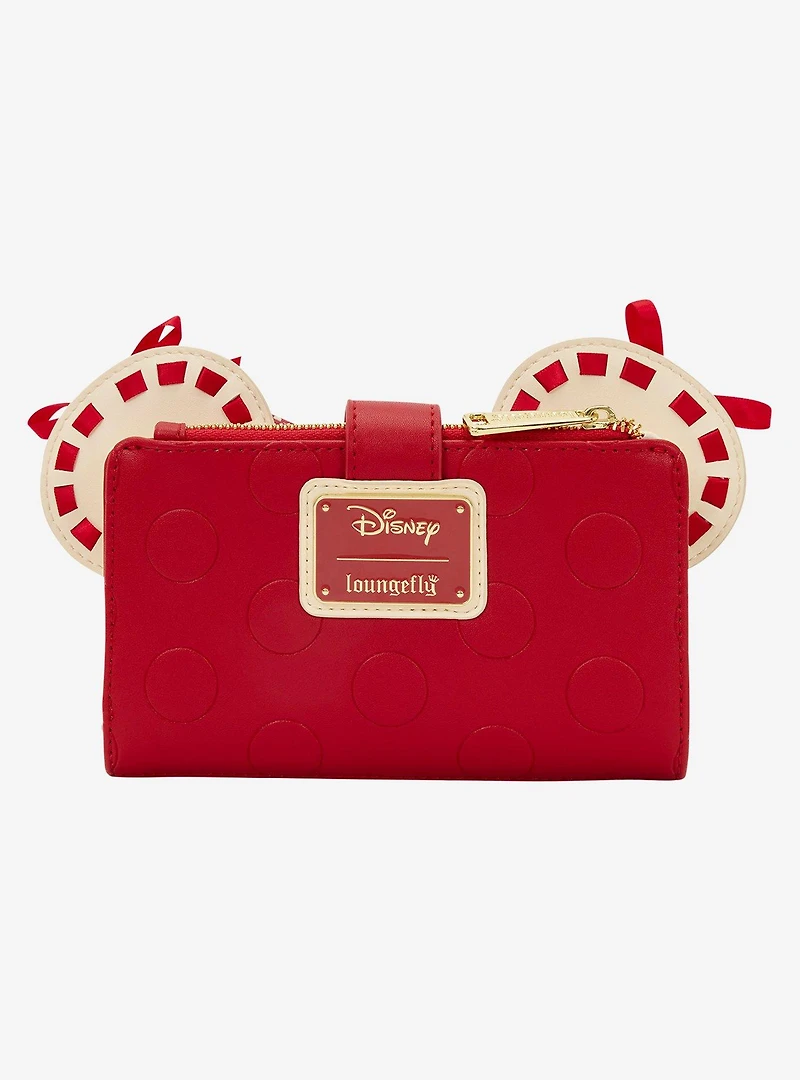 Loungefly Disney Minnie Mouse Polka Dot Ribbon Bow Wallet