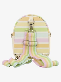 Loungefly Disney Mickey & Friends Rainbow Stripe Convertible Mini Backpack