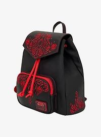 Loungefly Star Wars Darth Maul Floral Drawstring Mini Backpack