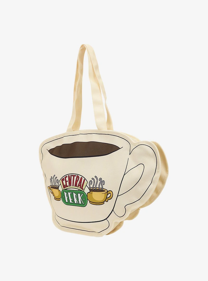 Loungefly Friends Central Perk Coffee Cup Oversized Canvas Tote Bag