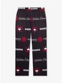 Naruto Shippuden Uchicha Name Allover Print Sleep Pants - BoxLunch Exclusive
