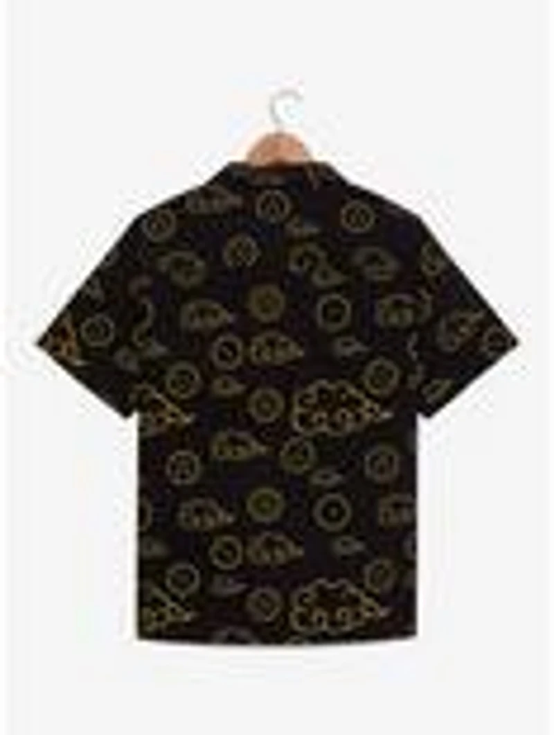 Dragon Ball Z Tonal Woven Button-Up — BoxLunch Exclusive