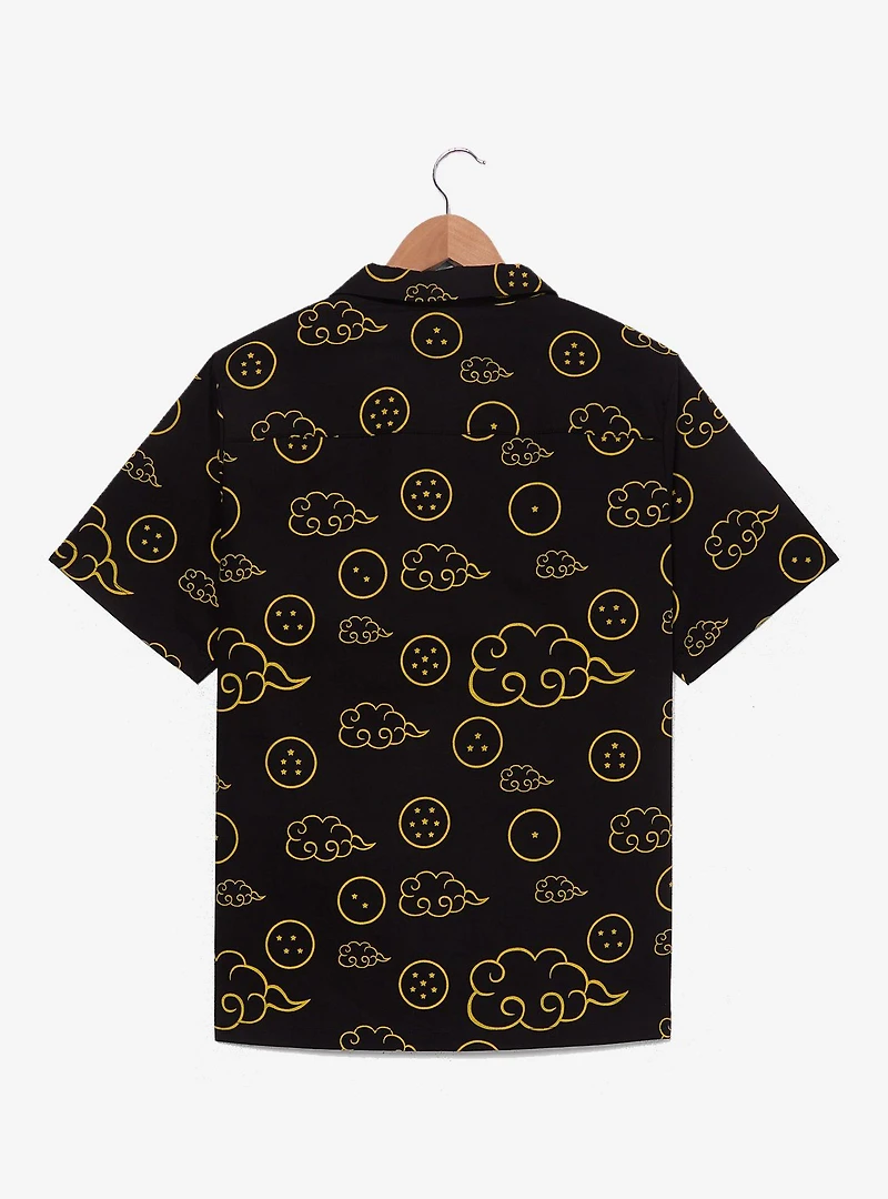 Dragon Ball Z Tonal Woven Button-Up — BoxLunch Exclusive