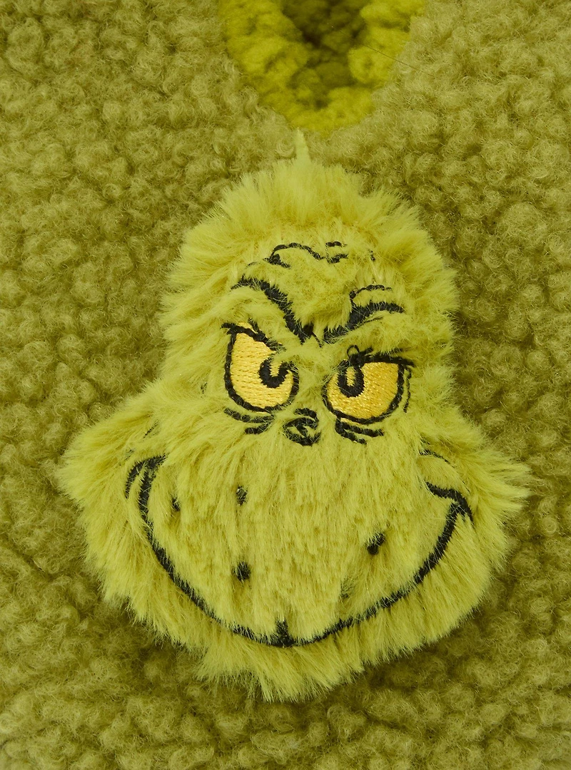 How the Grinch Stole Christmas Grinch 3D Sherpa Slipper Socks — BoxLunch Exclusive