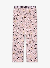 Peanuts Snoopy & Woodstock Sunglasses Women's Sleep Pants