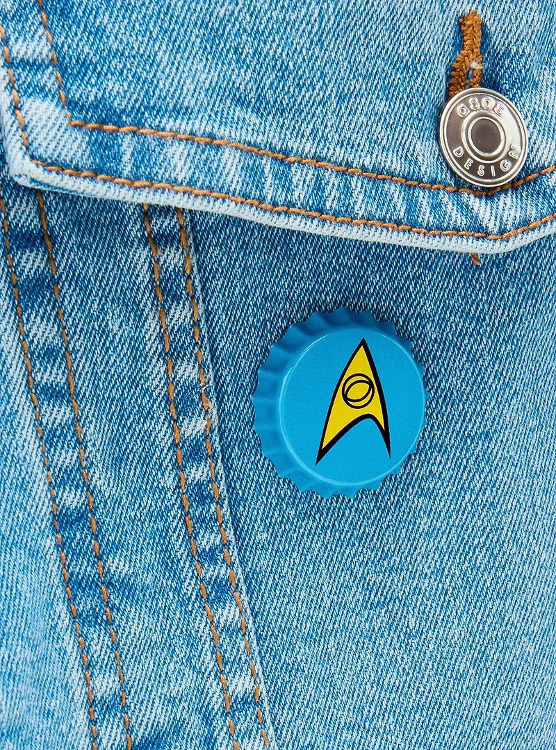 Star Trek Sciences Bottle Cap Button Pin