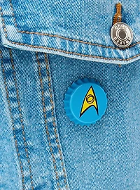 Star Trek Sciences Bottle Cap Button Pin