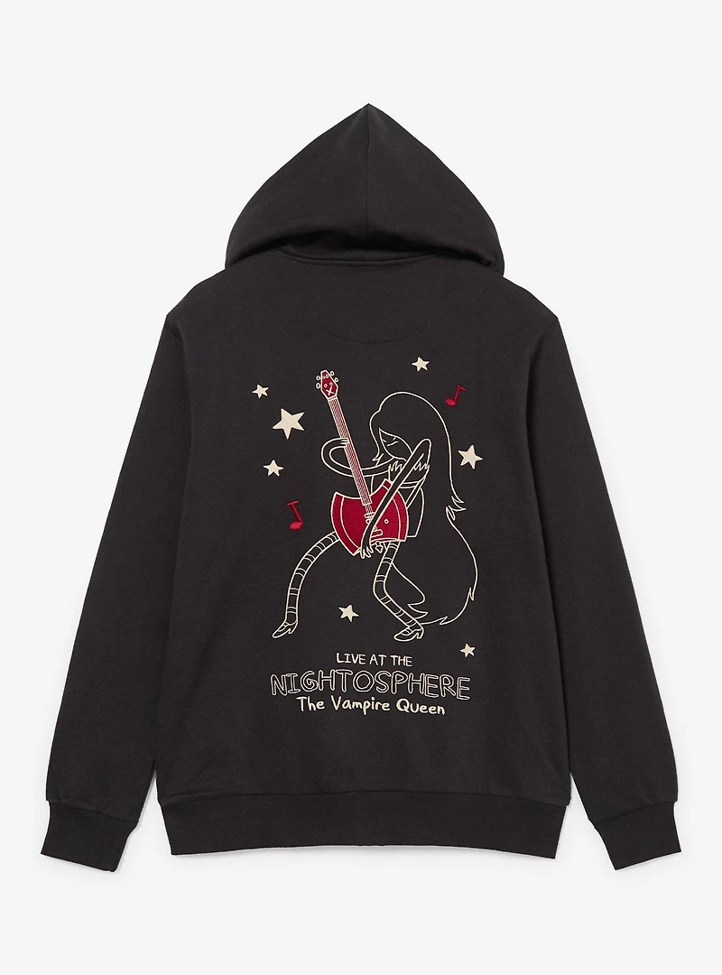 Adventure Time Marceline Embroidered Zippered Hoodie - BoxLunch Exclusive