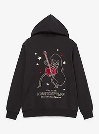 Adventure Time Marceline Embroidered Zippered Hoodie - BoxLunch Exclusive