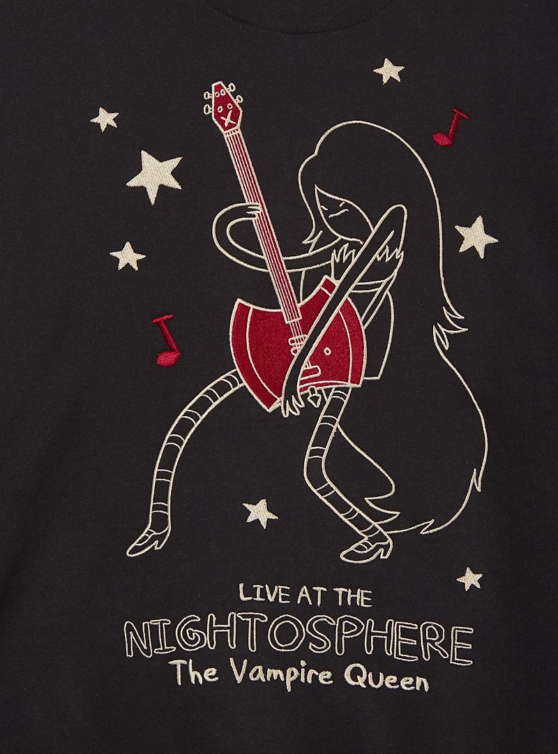 Adventure Time Marceline Embroidered Zippered Hoodie - BoxLunch Exclusive
