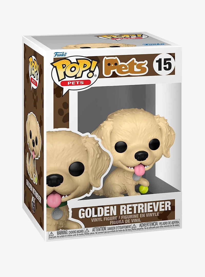 Funko Pop! Pets Golden Retriever Vinyl Figure