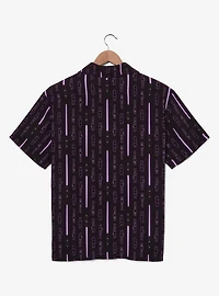 Star Wars Mace Windu Lightsaber Allover Print Woven Shirt — BoxLunch Exclusive