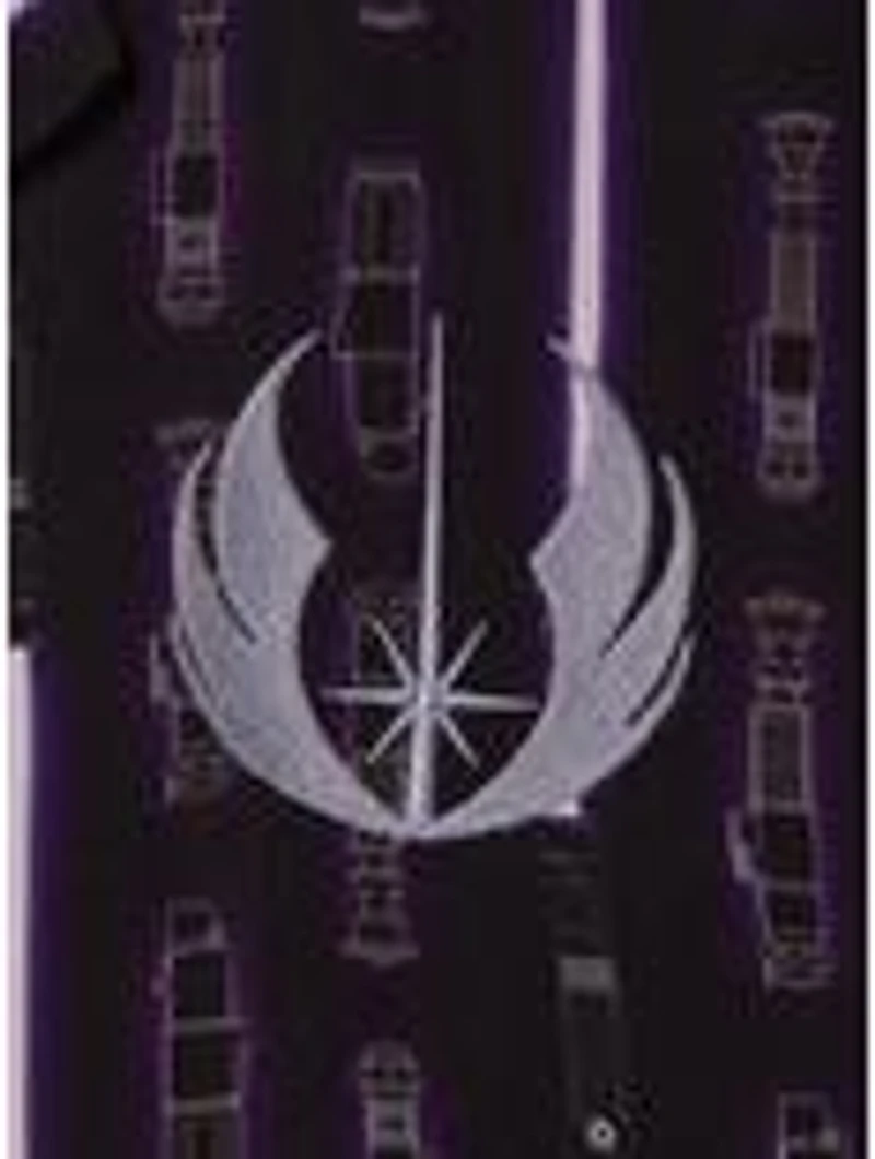 Star Wars Mace Windu Lightsaber Allover Print Woven Shirt — BoxLunch Exclusive