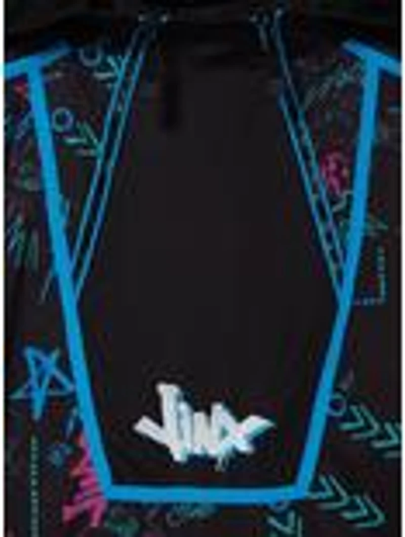 Arcane Jinx Graffiti Allover Print Windbreaker - BoxLunch Exclusive