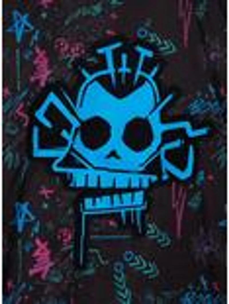 Arcane Jinx Graffiti Allover Print Windbreaker - BoxLunch Exclusive