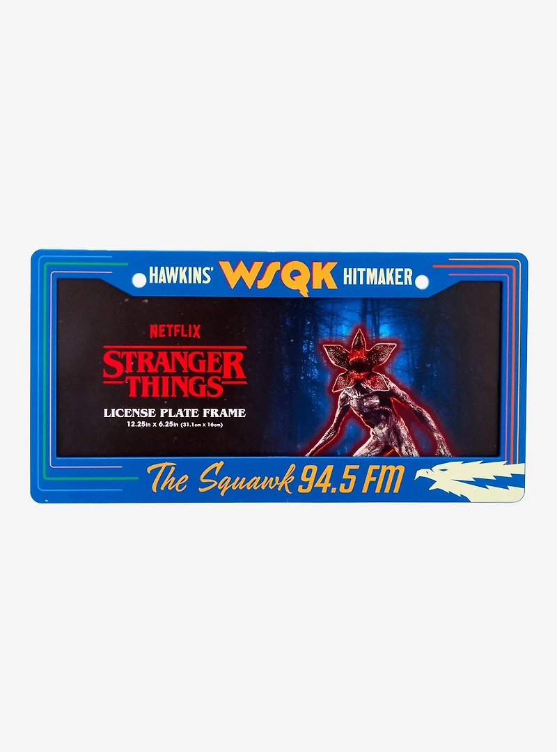 Stranger Things WSQK License Plate Frame - BoxLunch Exclusive