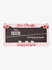 Disney Minnie Mouse You're Cherrific License Plate Frame — BoxLunch Exclusive