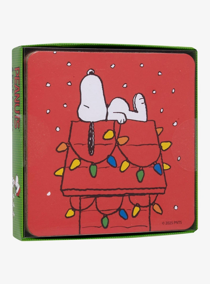 Peanuts Snoopy & Friends Christmas Coaster Set