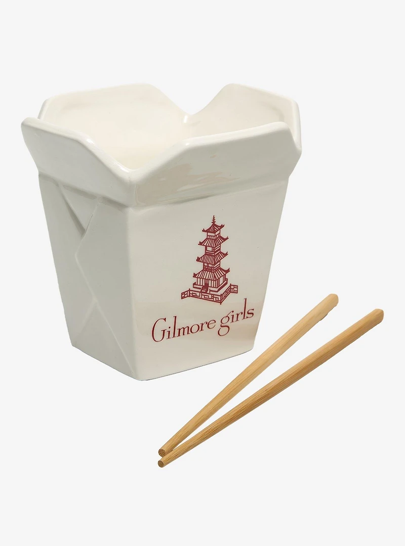 Gilmore Girls Al's Pancake World Takeout Box Figural Bowl with Chopsticks - BoxLunch Exclusive
