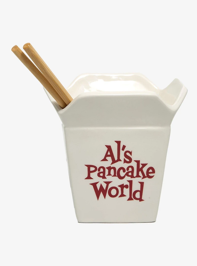 Gilmore Girls Al's Pancake World Takeout Box Figural Bowl with Chopsticks - BoxLunch Exclusive