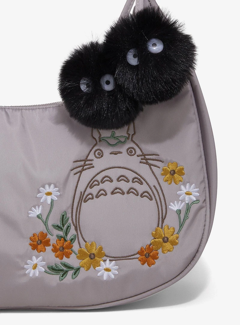 Studio Ghibli® My Neighbor Totoro Floral Totoro Nylon Crossbody Bag with Charm - BoxLunch Exclusive