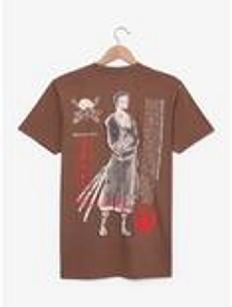 One Piece Roronoa Zoro Tonal Portrait T-Shirt - BoxLunch Exclusive