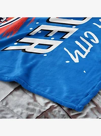 NBA Oklahoma City Thunder Net Gain Silk Touch Throw Blanket