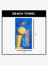 NBA Oklahoma City Thunder Blackboard Beach Towel