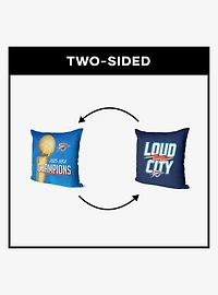 NBA Oklahoma City Thunder Buckets Throw Pillow