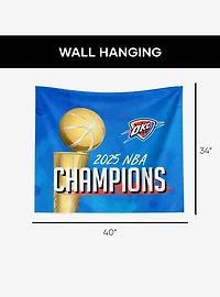 NBA Oklahoma City Thunder Banner Up Printed Wall Decor