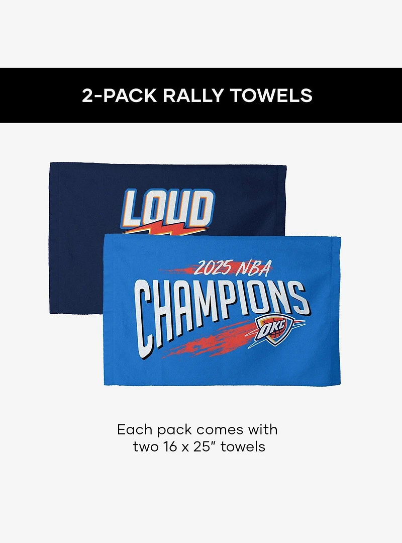 NBA Oklahoma City Thunder Shot Call 2-Pack Fan Towel