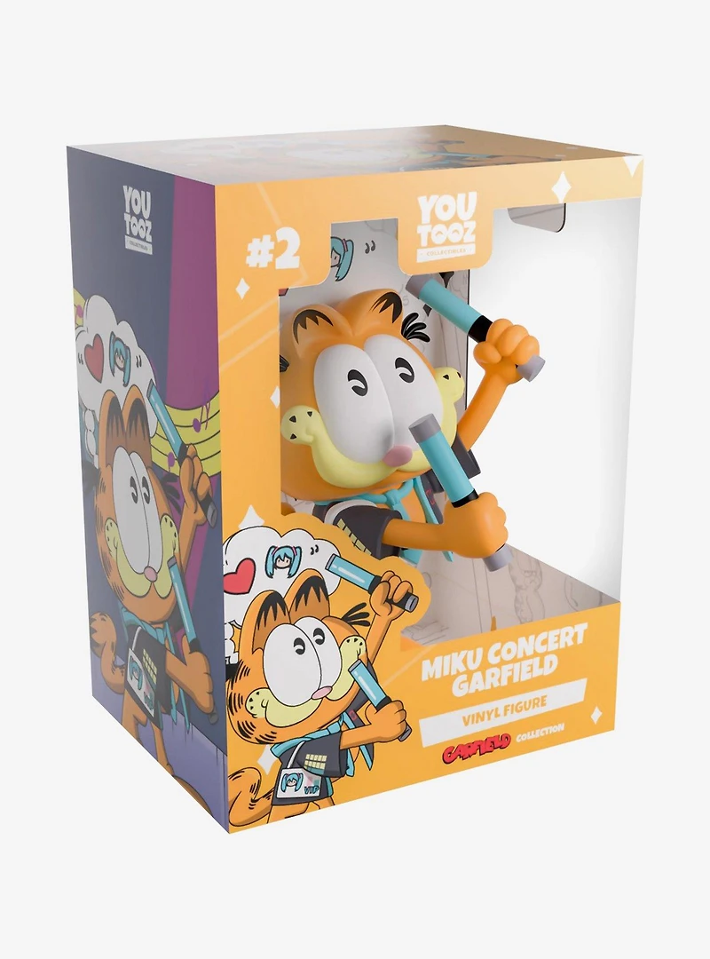 Youtooz Garfield Miku Concert Garfield Vinyl Figure