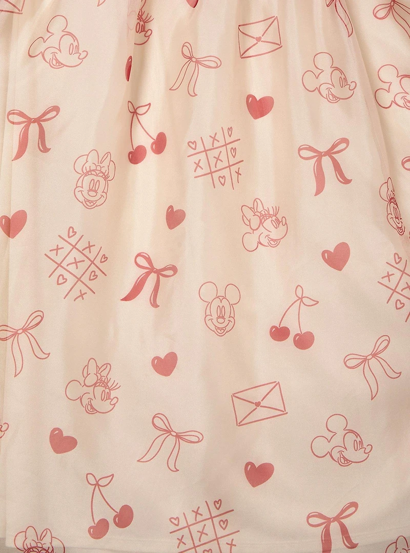Disney Mickey & Minnie Mouse Valentine's Day Icons Smock Dress - BoxLunch Exclusive